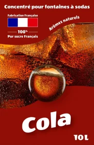 concentré cola pour fontaines à sodas