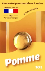 concentré pomme pour fontaines à sodas